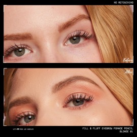 NYX PROFESSIONAL MAKEUP Fill & Fluff Eyebrow Pomade Pencil, Blonde NYX PROFESSIONAL MAKEUP Fill & Fluff Eyebrow Pomade Pencil, Blonde