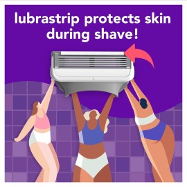 joy Womens Razor Blade Refills, 8 Count, Purple, Lubrastrip to Help Avoid Skin Irritation joy Womens Razor Blade Refills, 8 Count, Purple, Lubrastrip to Help Avoid Skin Irritation