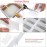 Flytianmy 40Pcs Drawer Dividers, Adjustable Drawer Organizer for Socks, Underwear, Makeup, Can Help Tidy Kitchen, Bedroom, Dresser White