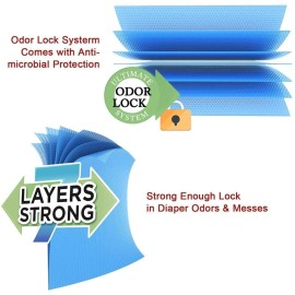 Diaper Pail Refill Bags, 1088 Counts, 34 Bags, Fully Compatible with Arm&Hammer Disposal System Diaper Pail Refill Bags, 1088 Counts, 34 Bags, Fully Compatible with Arm&Hammer Disposal System