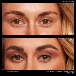 NYX PROFESSIONAL MAKEUP Fill & Fluff Eyebrow Pomade Pencil, Taupe NYX PROFESSIONAL MAKEUP Fill & Fluff Eyebrow Pomade Pencil, Taupe