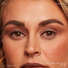NYX PROFESSIONAL MAKEUP Fill & Fluff Eyebrow Pomade Pencil, Taupe NYX PROFESSIONAL MAKEUP Fill & Fluff Eyebrow Pomade Pencil, Taupe