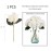 Kimura\'s Cabin 6pcs Fake White Flowers Artificial Silk Hydrangea Flowers Bouquets Faux Hydrangea Stems for Home Table Centerpieces Wedding Party Decoration (White)