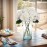Kimura\'s Cabin 6pcs Fake White Flowers Artificial Silk Hydrangea Flowers Bouquets Faux Hydrangea Stems for Home Table Centerpieces Wedding Party Decoration (White)