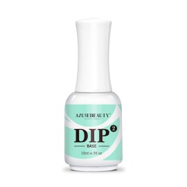 AZUREBEAUTY Dip Powder Base Coat 15 ml for Nail Dipping Powder Set French Nails Art Manicure Beginner DIY Salon