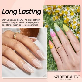 AZUREBEAUTY Dip Powder Base Coat 15 ml for Nail Dipping Powder Set French Nails Art Manicure Beginner DIY Salon AZUREBEAUTY Dip Powder Base Coat 15 ml for Nail Dipping Powder Set French Nails Art Manicure Beginner DIY Salon