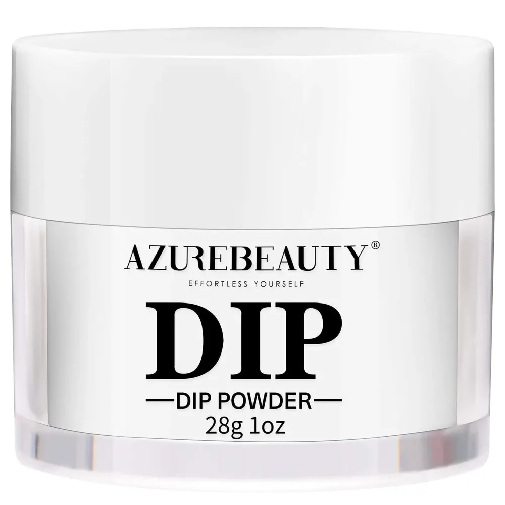 AZUREBEAUTY Clear Dip Powder for Nails, Essential Transparent Dipping Build Powder Crystal French Art Starter Manicure Beginner DIY Salon Home Gift, 1 Oz/28g AZUREBEAUTY Clear Dip Powder for Nails, Essential Transparent Dipping Build Powder Crystal French Art Starter Manicure Beginner DIY Salon Home Gift, 1 Oz/28g