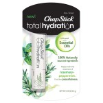 ChapStick Total Hydration Essential Oils Peace Lip Balm, Rosemary + Peppermint Lip Balm Tube, Lip Care - 0.12 Oz