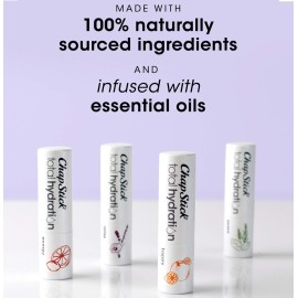 ChapStick Total Hydration Essential Oils Peace Lip Balm, Rosemary + Peppermint Lip Balm Tube, Lip Care - 0.12 Oz ChapStick Total Hydration Essential Oils Peace Lip Balm, Rosemary + Peppermint Lip Balm Tube, Lip Care - 0.12 Oz