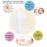 PINOWU Reusable Nursing Pads (10 Pack) for Breastfeeding Moms - 4.7 inch Washable Breastfeeding Nipple Pad for Maternity with Laundry Bag White