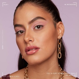 NYX PROFESSIONAL MAKEUP Fill & Fluff Eyebrow Pomade Pencil, Ash Brown NYX PROFESSIONAL MAKEUP Fill & Fluff Eyebrow Pomade Pencil, Ash Brown