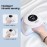 WEVILI 72W UV Nail Lamp, Faster UV Light for Gel Polish with 3 Timers, Professional Auto Sensor Nail Dryer with LCD Screen for Salon and Home Use