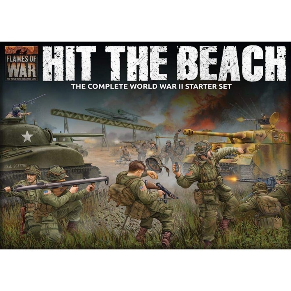 Flames of War: Hit The Beach - Two Army Starter Set Flames of War: Hit The Beach - Two Army Starter Set