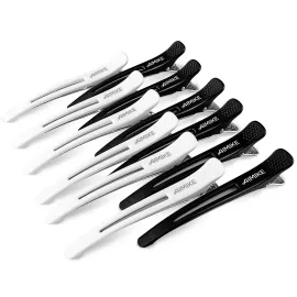 AIMIKE Hair Styling and Sectioning Accessories - 12 Pack Non-Slip Silicone Hair Clips for Thick and Thin Hair, Professional Salon Quality AIMIKE Hair Styling and Sectioning Accessories - 12 Pack Non-Slip Silicone Hair Clips for Thick and Thin Hair, Professional Salon Quality