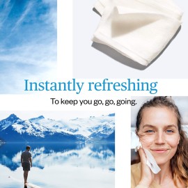 Ursa Major Essential Face Wipes | Natural, Biodegradable, Cruelty-Free | Cleanse, Exfoliate, Soothe and Hydrate | Individually Wrapped | 40 count