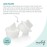 Motif Medical Replacement Breast Pump Valve for Motif Luna Breast Pump - Easy-to-Attach Breast Pump Duckbill Valves - Portable Motif Luna Pump Parts (2 Valves Included)