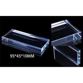 Pro Nail Art Painting Color Toning Glass Board Makeup Palette Eyelash Extension Adhesive Glue Pallet Glass Palette Stand2 x 4 Inch 