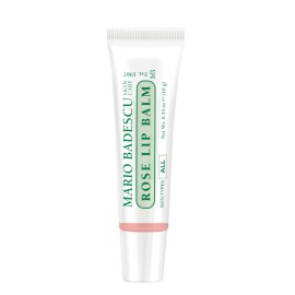 Mario Badescu Moisturizing Rose Lip Balm for Dry Cracked Lips, Infused with Coconut Oil and Shea Butter, Ultra-Nourishing Lip Care Moisturizer for Soft, Smooth and Supple Lips, 0.35 Oz