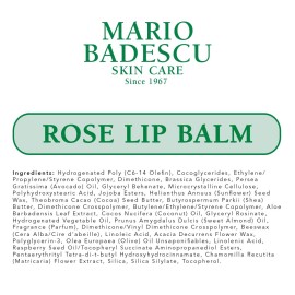 Mario Badescu Moisturizing Rose Lip Balm for Dry Cracked Lips, Infused with Coconut Oil and Shea Butter, Ultra-Nourishing Lip Care Moisturizer for Soft, Smooth and Supple Lips, 0.35 Oz Mario Badescu Moisturizing Rose Lip Balm for Dry Cracked Lips, Infused with Coconut Oil and Shea Butter, Ultra-Nourishing Lip Care Moisturizer for Soft, Smooth and Supple Lips, 0.35 Oz