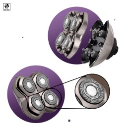 Skull Shaver Carver PRO 4 Head Replacement Blade - Premium Hypo-Allergenic Electric Razor Blade for Bald Head Shavers for Men/Women, Electric Shaver Blade Skull Shaver Carver PRO 4 Head Replacement Blade - Premium Hypo-Allergenic Electric Razor Blade for Bald Head Shavers for Men/Women, Electric Shaver Blade