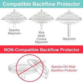 Maymom Silicone Membrane; Designed for Spectra S1 Spectra S2, 9 Plus Backflow Protector and Maymom Backflow Protectors, Long, Short and Medium; Not Original Spectra S2 Accessories or Spectra Pump Part