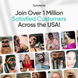 SUNATORIA Blackhead Remover Mask - for Women and Men - Activated Charcoal Peel Off Face Mask - Deep Pore Cleaner Nose Blackhead Remover Pore Release - Black Head Remover for Face