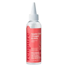 Renpure Apple Cider Vinegar Scalp Serum, Plant-Based - Detoxifies, Balances & Hydrates Scalp for Softer, Shinier Hair - For Itchy Scalp - Apple Cider Vinegar, Ginger Root, Peppermint Leaf - 4 Fl Oz