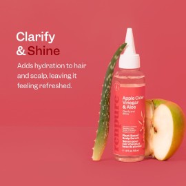 Renpure Apple Cider Vinegar Scalp Serum, Plant-Based - Detoxifies, Balances & Hydrates Scalp for Softer, Shinier Hair - For Itchy Scalp - Apple Cider Vinegar, Ginger Root, Peppermint Leaf - 4 Fl Oz