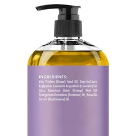 MAJESTIC PURE Lavender Massage Oil - Invigorating, Refreshing, and Relaxing - Massage, Made with Natural Oils - for All Skin Types - Men and Women - 8 fl oz MAJESTIC PURE Lavender Massage Oil - Invigorating, Refreshing, and Relaxing - Massage, Made with Natural Oils - for All Skin Types - Men and Women - 8 fl oz