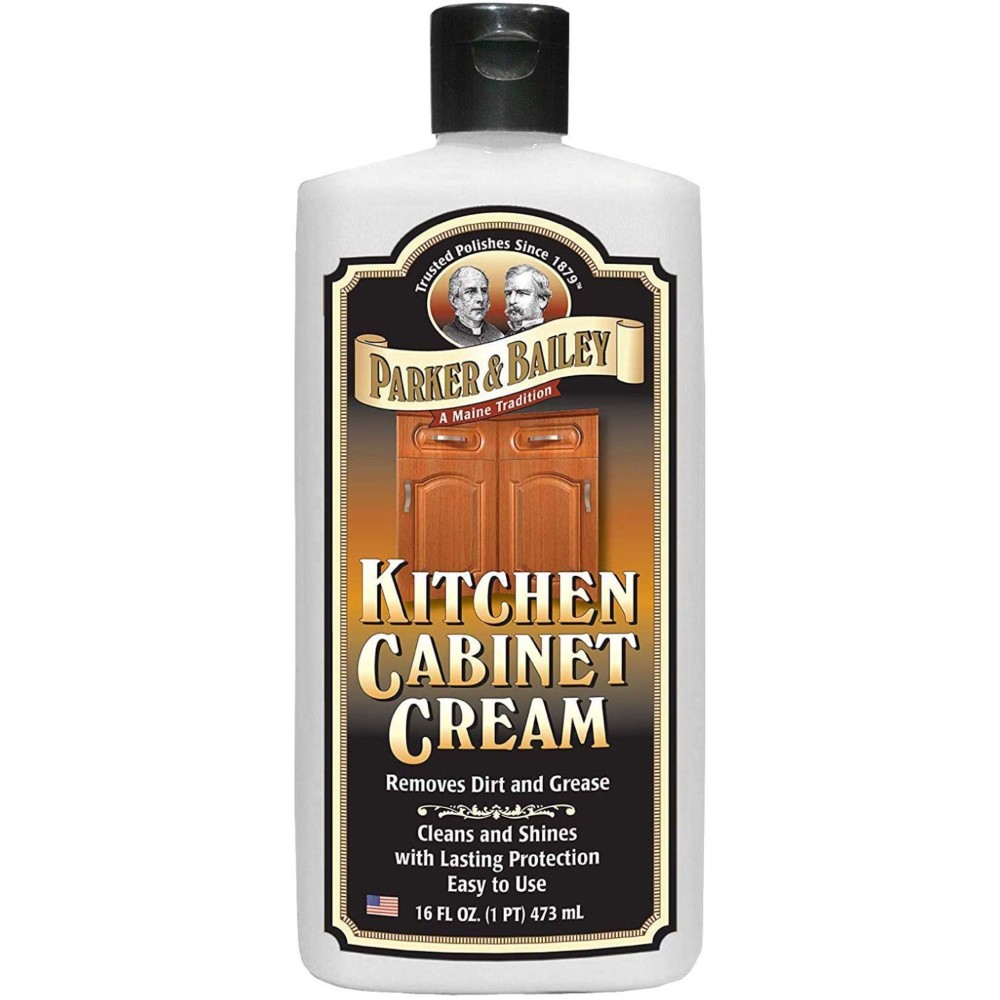 Parker and Bailey Kitchen Cabinet Cream-Wood Cleaner-Grease Remover 16 oz (1) Parker and Bailey Kitchen Cabinet Cream-Wood Cleaner-Grease Remover 16 oz (1)