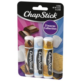 ChapStick S\'more Collection Variety Pack Lip Balm Tube, Lip Care, 0.15 Ounce (Pack of 3) ChapStick S\'more Collection Variety Pack Lip Balm Tube, Lip Care, 0.15 Ounce (Pack of 3)