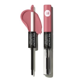 Revlon Liquid Lipstick with Clear Lip Gloss, ColorStay Overtime Lipcolor, Dual Ended with Vitamin E, 550 Blush Hour, 0.07 Fl Oz Revlon Liquid Lipstick with Clear Lip Gloss, ColorStay Overtime Lipcolor, Dual Ended with Vitamin E, 550 Blush Hour, 0.07 Fl Oz