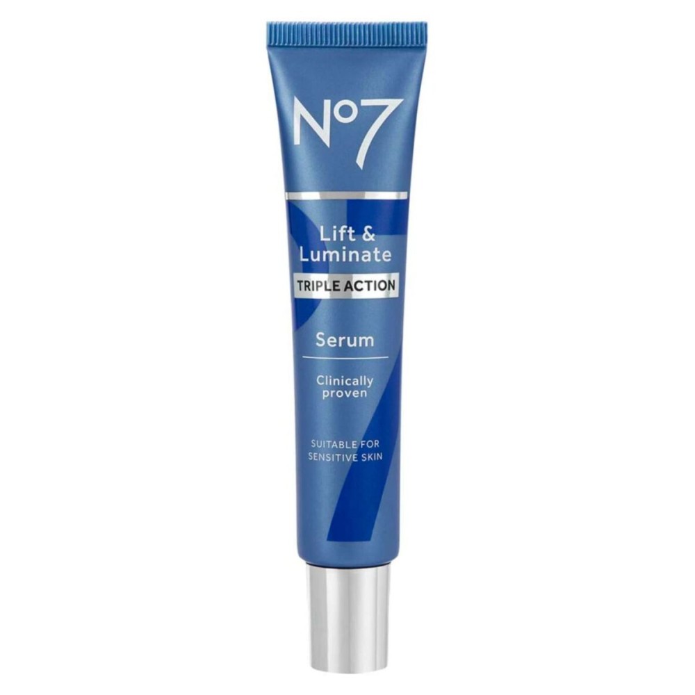 No7 Lift and Luminate Triple Action Face Serum - Anti-Wrinkle Collagen Peptide Serum with Vitamin C, Brightening Emblica, Pro Retinol, Hyaluronic Acid & Hibiscus for Skin Firming (30ml) No7 Lift and Luminate Triple Action Face Serum - Anti-Wrinkle Collagen Peptide Serum with Vitamin C, Brightening Emblica, Pro Retinol, Hyaluronic Acid & Hibiscus for Skin Firming (30ml)