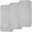 BlueSnail Quilted Thicker Waterproof Changing Pad Liners 3 Count(Gray 13 x 27)