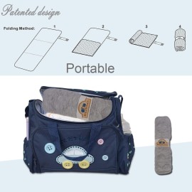 BlueSnail Quilted Thicker Waterproof Changing Pad Liners 3 Count(Gray 13 x 27)