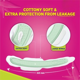 Sofy 99.9% Sanitary Pads - 44 Pads (Super XL Plus) - 323mm Sofy 99.9% Sanitary Pads - 44 Pads (Super XL Plus) - 323mm
