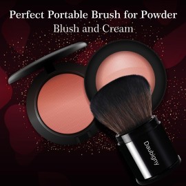 Retractable Kabuki Makeup Brush,Daubigny Powder Brushes Foundation Travel Foundation Brush for Blush Bronzer & Powder Retractable Kabuki Makeup Brush,Daubigny Powder Brushes Foundation Travel Foundation Brush for Blush Bronzer & Powder