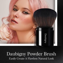 Retractable Kabuki Makeup Brush,Daubigny Powder Brushes Foundation Travel Foundation Brush for Blush Bronzer & Powder Retractable Kabuki Makeup Brush,Daubigny Powder Brushes Foundation Travel Foundation Brush for Blush Bronzer & Powder