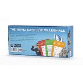 DSS Games Trivillennial | The Trivia Game for Millennials | Party Card Games, 1000 Trivia Questions & Answers | Fun Card Games for Adults Game Nights, Gatherings, & Parties | Ages 17 Up DSS Games Trivillennial | The Trivia Game for Millennials | Party Card Games, 1000 Trivia Questions & Answers | Fun Card Games for Adults Game Nights, Gatherings, & Parties | Ages 17 Up