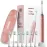 Aquasonic Vibe Series Ultra-Whitening Toothbrush - ADA Accepted Electric Toothbrush - 8 Brush Heads & Travel Case - 40,000 VPM Motor & Wireless Charging - 4 Modes w Smart Timer - Satin Rose Gold