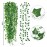 CEWOR 14 Pack 98 Feet Fake Ivy Leaves Artificial Garland Greenery Hanging Plant Vine for Bedroom Wall Decor Wedding Party Room Aesthetic Stuff