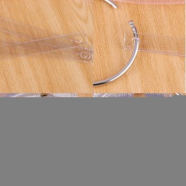 200 Pcs Oval Nail Swatch Sticks Fan-shaped Nail Polish Sample Sticks with Metal Split Ring for Nail Color Display, Clear 200 Pcs Oval Nail Swatch Sticks Fan-shaped Nail Polish Sample Sticks with Metal Split Ring for Nail Color Display, Clear