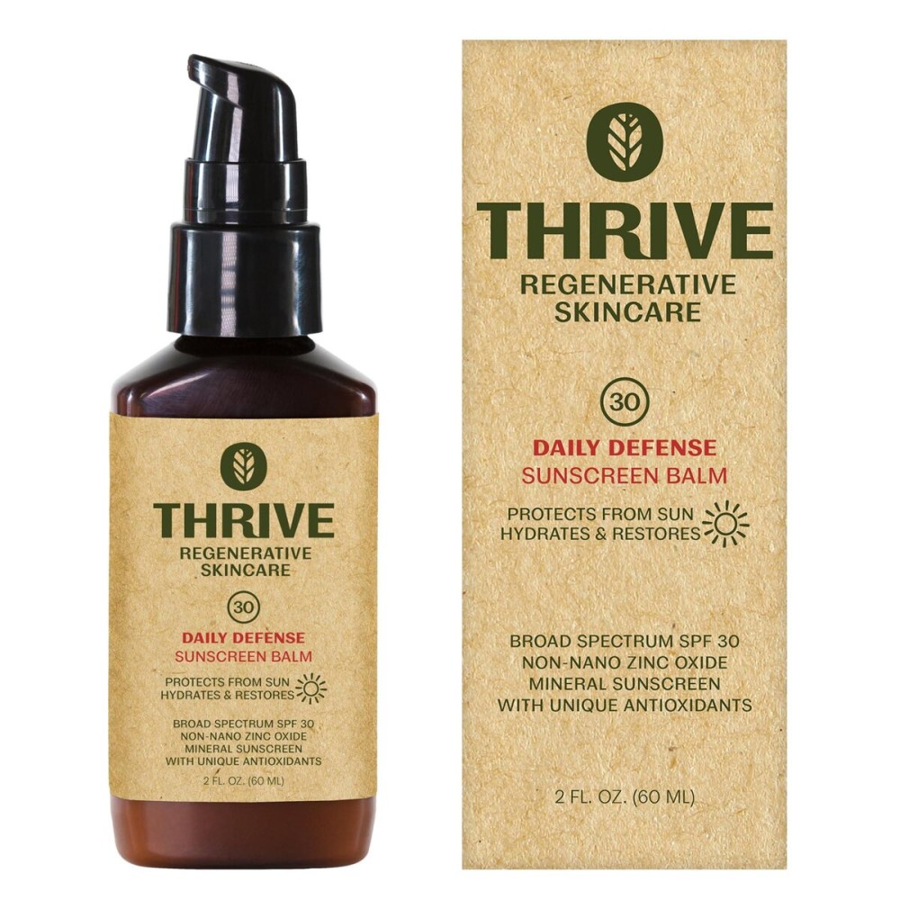 Thrive Natural Care Mineral Face Sunscreen SPF 30 - Daily Sunscreen for Face, No White Cast, Non-Nano Zinc Oxide - Lightweight Moisturizer Broad-Spectrum Protection - Vegan, 2 Fl Oz Thrive Natural Care Mineral Face Sunscreen SPF 30 - Daily Sunscreen for Face, No White Cast, Non-Nano Zinc Oxide - Lightweight Moisturizer Broad-Spectrum Protection - Vegan, 2 Fl Oz