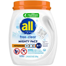 all Laundry Detergent Pacs, Mighty Pacs with OXI S..