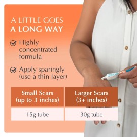 NewGel Plus UV by MyNewGel Advanced Silicone Scar Gel for OLD and NEW Scars with SPF30 Mineral non-chemical Sunscreen, Ideal for Protecting Scars from harmful ultraviolet rays, 15g (0.5 oz)