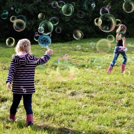 B bangcool Bubble Wands Set - Big Bubbles Wand Funny Bubbles Maker with Tray, Nice for Outdoor Playtime & Birthday Party & Games, Suitable for All Age People B bangcool Bubble Wands Set - Big Bubbles Wand Funny Bubbles Maker with Tray, Nice for Outdoor Playtime & Birthday Party & Games, Suitable for All Age People