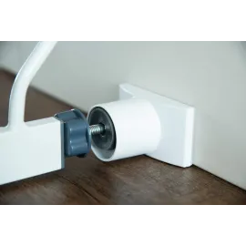 Wall Nanny Extender -4 Inch Baby Gate Extension Guard (Made in USA) Extends Pressure Mounted Gates - Protects Walls, Stabilizes Gate, for Child, Pet Gate & Dog Gate, Protector Works on Stairs, 4 Pack