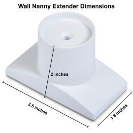 Wall Nanny Extender -4 Inch Baby Gate Extension Guard (Made in USA) Extends Pressure Mounted Gates - Protects Walls, Stabilizes Gate, for Child, Pet Gate & Dog Gate, Protector Works on Stairs, 4 Pack Wall Nanny Extender -4 Inch Baby Gate Extension Guard (Made in USA) Extends Pressure Mounted Gates - Protects Walls, Stabilizes Gate, for Child, Pet Gate & Dog Gate, Protector Works on Stairs, 4 Pack