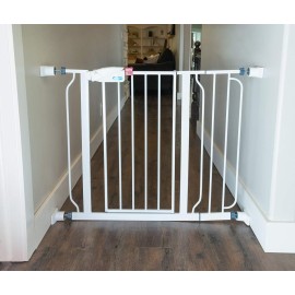 Wall Nanny Extender -4 Inch Baby Gate Extension Guard (Made in USA) Extends Pressure Mounted Gates - Protects Walls, Stabilizes Gate, for Child, Pet Gate & Dog Gate, Protector Works on Stairs, 4 Pack Wall Nanny Extender -4 Inch Baby Gate Extension Guard (Made in USA) Extends Pressure Mounted Gates - Protects Walls, Stabilizes Gate, for Child, Pet Gate & Dog Gate, Protector Works on Stairs, 4 Pack