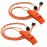 LuxoGear Emergency Whistles with Lanyard Safety Whistle Survival Shrill Loud Blast for Kayak Life Vest Jacket Boating Fishing Boat Camping Hiking Hunting Rescue Signaling Kids Lifeguard Plastic 2 Pack